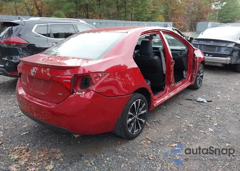 2018 Toyota Corolla Se from USA, damaged, VIN 2T1BURHE9JC089835